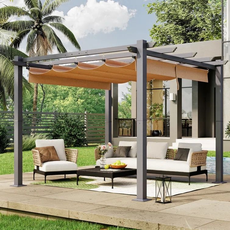 Premium Aluminum Pergolas for Durable Outdoor Use Chennai image 5