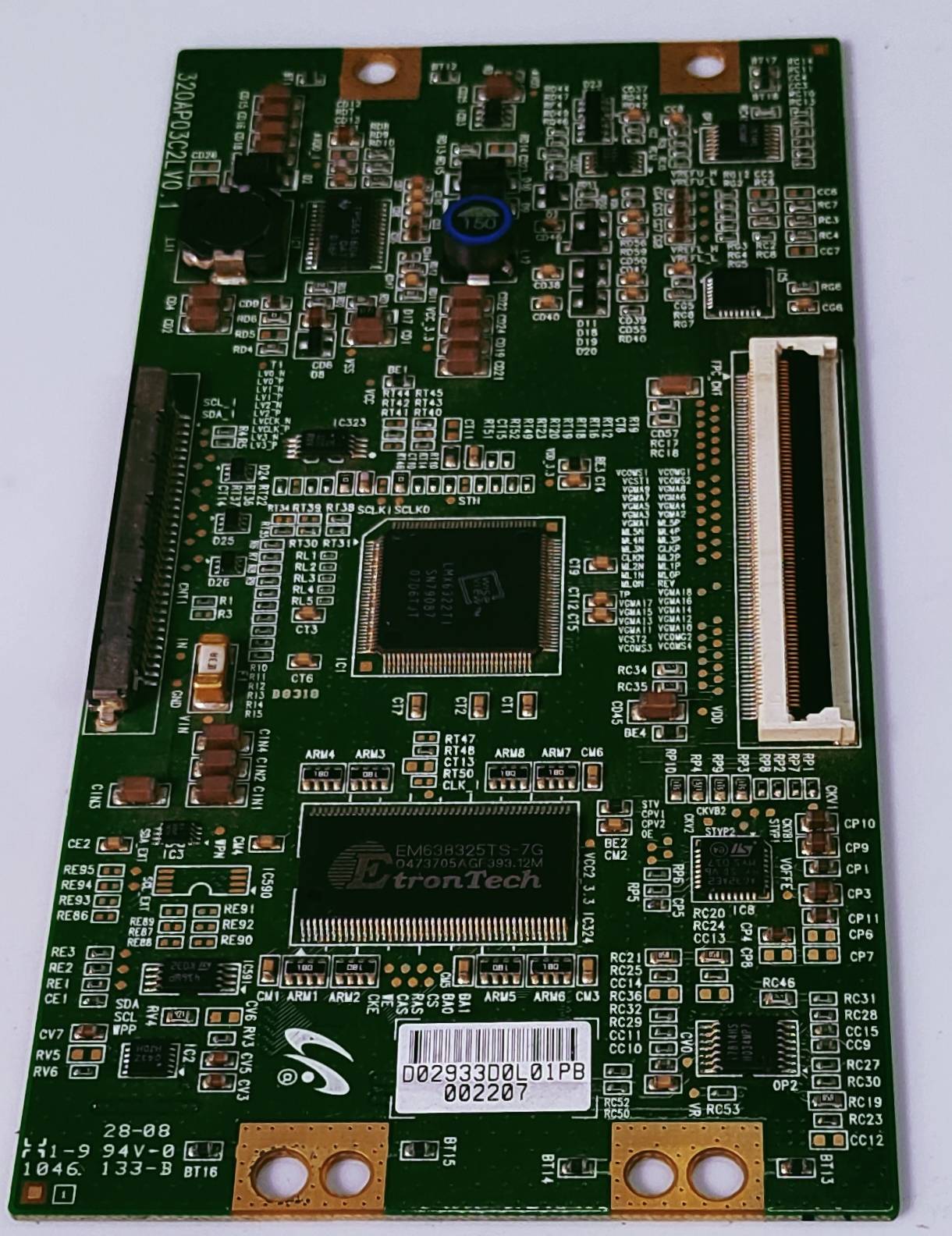 ONIDA LCO32LXMSHLOOL LED TV FHD TCON PART NUMBER 320AP03C2LV0.1 image 6