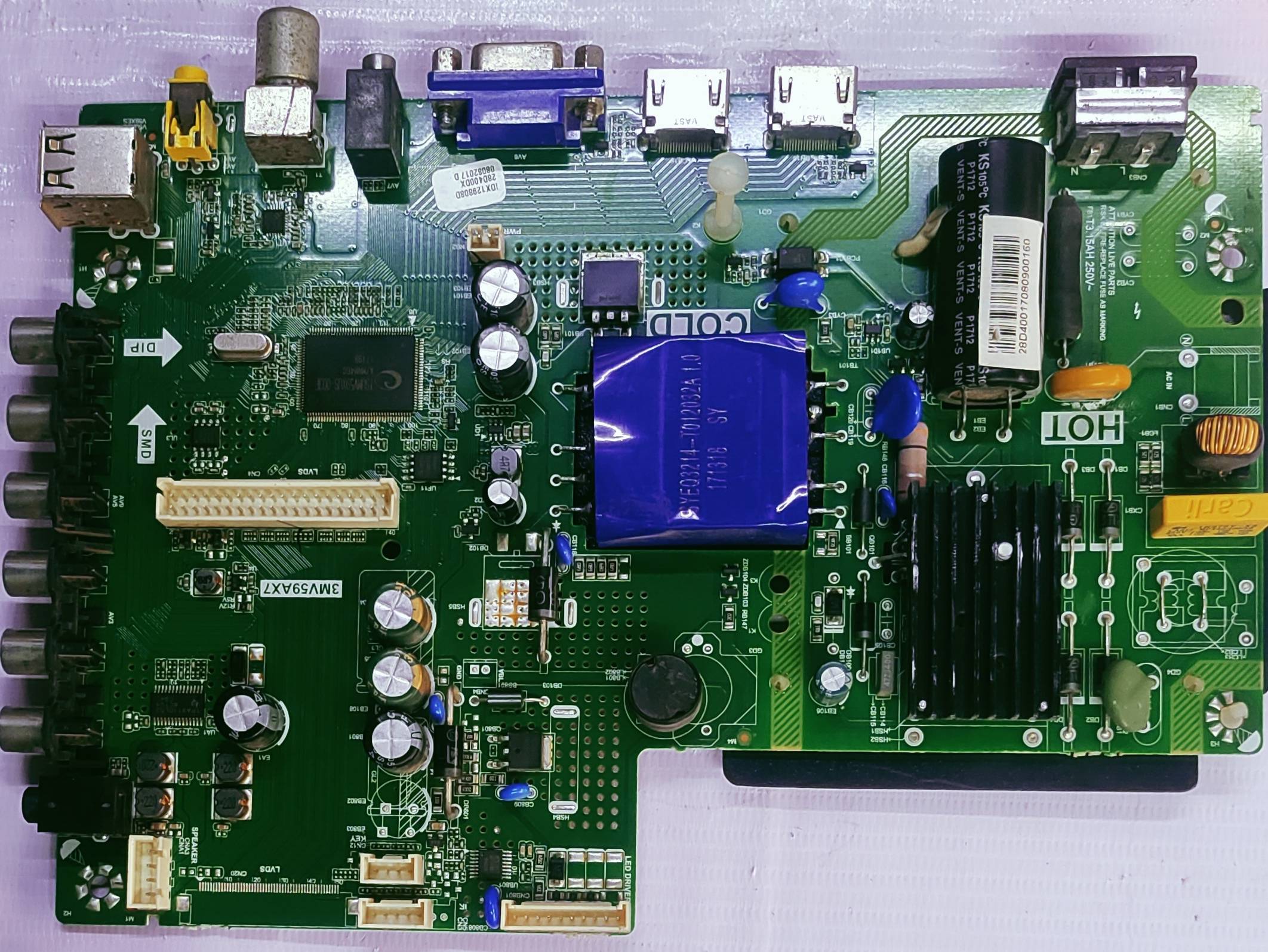 Panasonic Led TH-29D400DX TV MOTHER BOARD #WB39 image 2