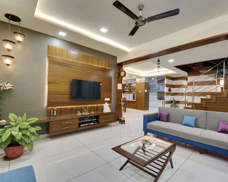 Wooden TV Unit Wall Panels in Chennai image 5