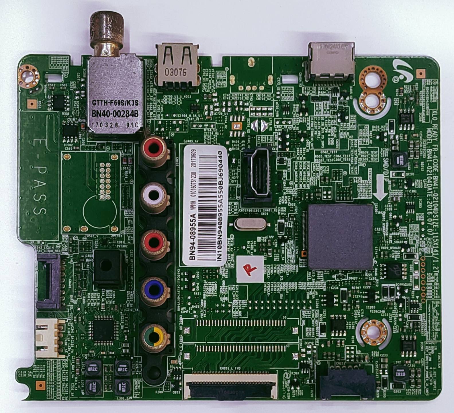 SAMSUNG UA40K5000ARLXL FHD LED TV MOTHER BOARD  image 6