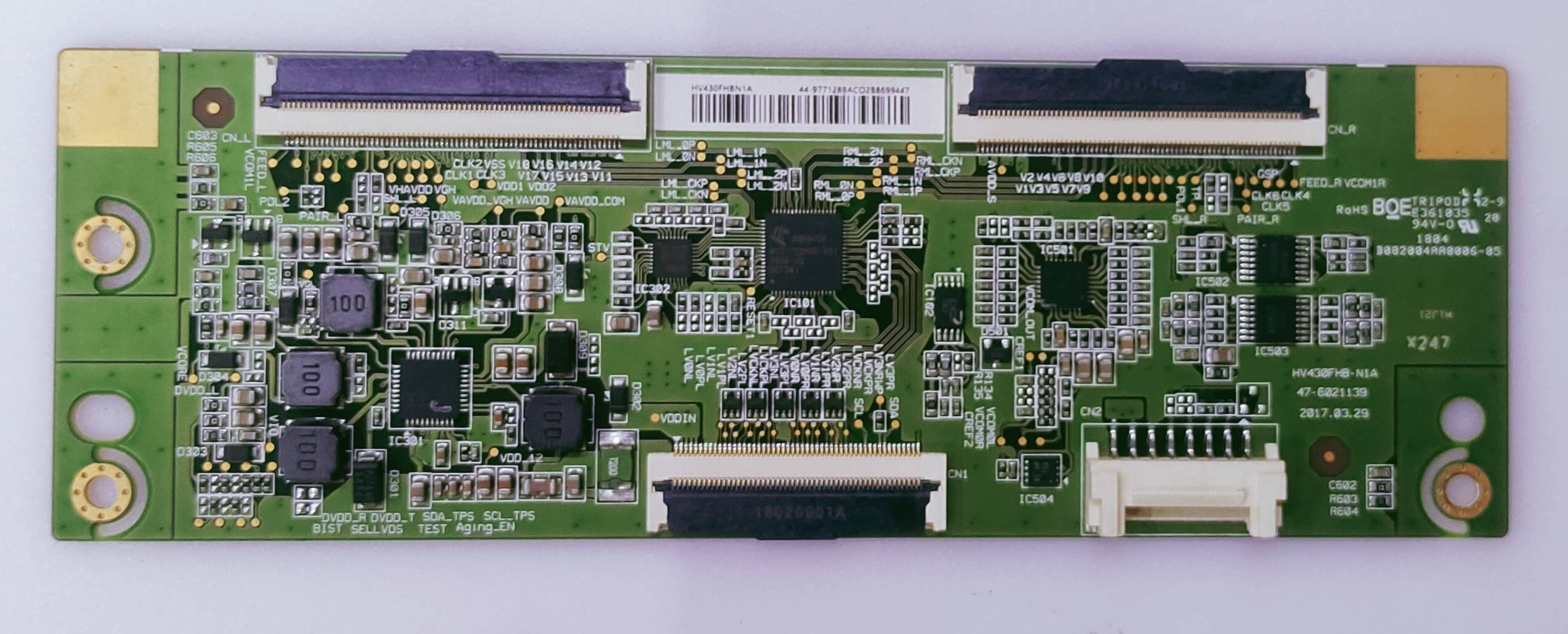 Samsung - UA43N5370AUXXL T-con Board Part No. HV430FHBN1A  44-9771289C028699447 image 6