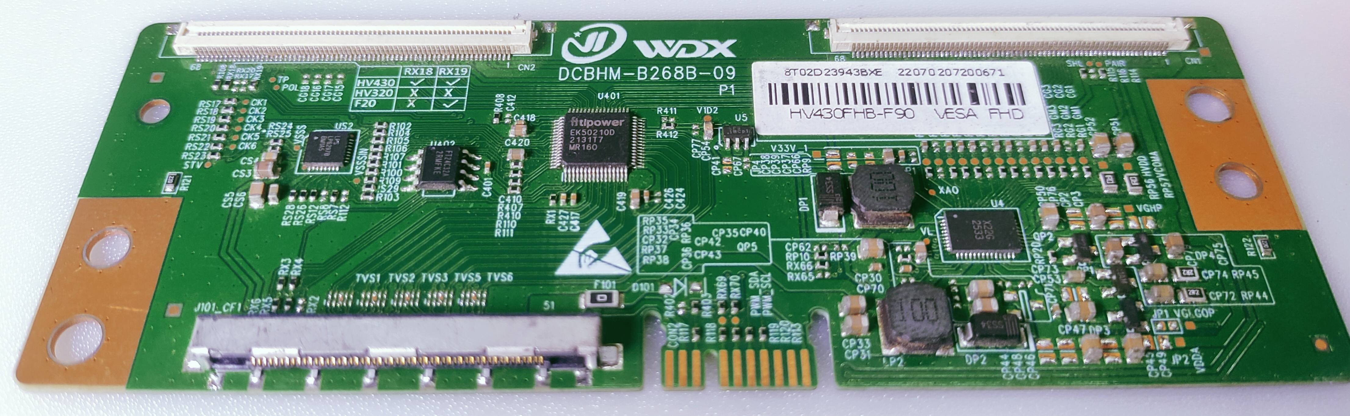BOE FHD  LED TV TCON Model Number.HV430FHB-F90 Part Number.8T02D23943BXE image 2