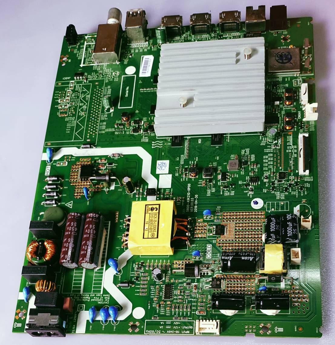 MOTOROLA Android Led Tv 43SAUHDM Mother Board, MOTOROLA Android Led Tv 43SAUHDM Main Board, MOTOROLA Android Led Tv 43SAUHDM Main PCB Board, MOTOROLA Android Led Tv 43SAUHDM Combo Board, image 4