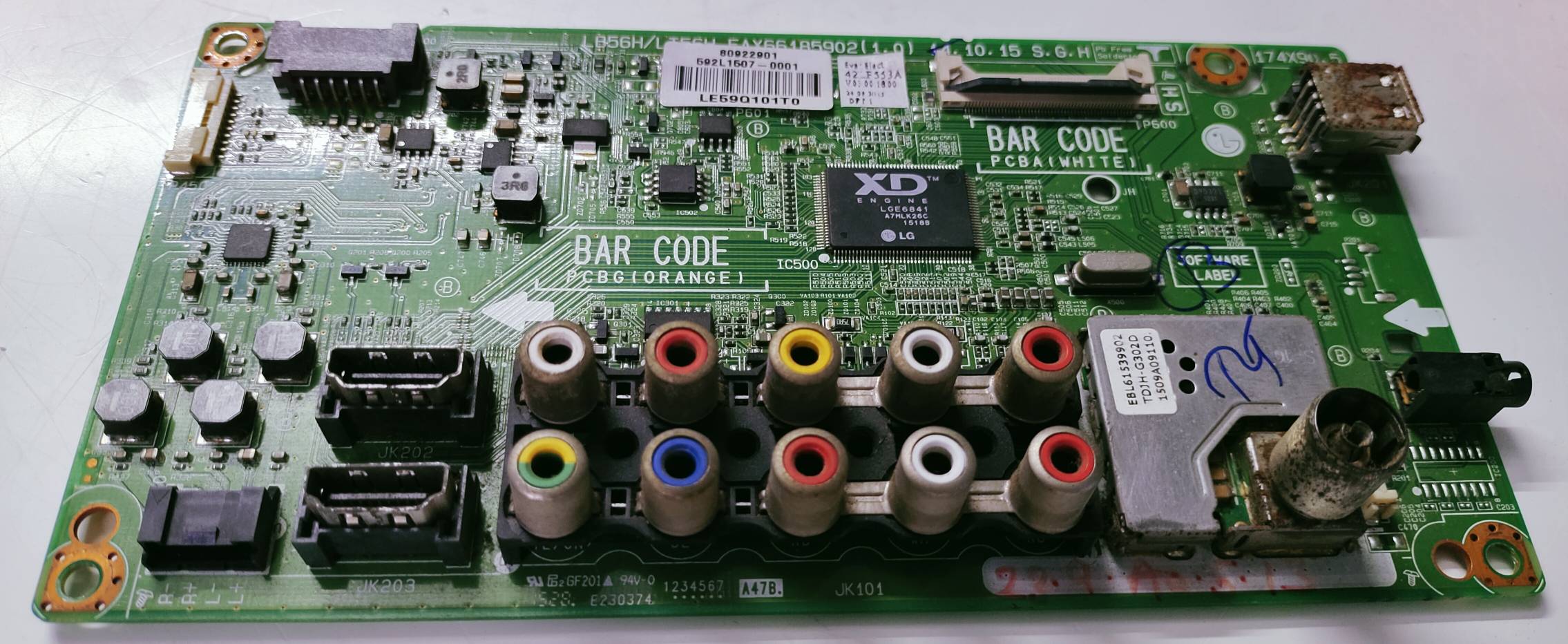 LG 42LF553A-TA LED Full HD TV Motherboard, Main Board, Main PCB image 4