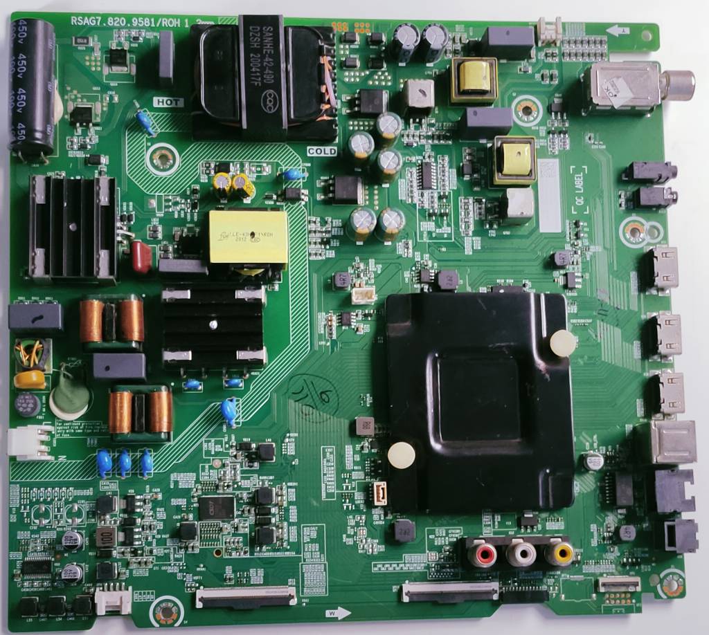 Hisense 55A71F Android LED TV Motherboard, Main Board, Main PCB image 3