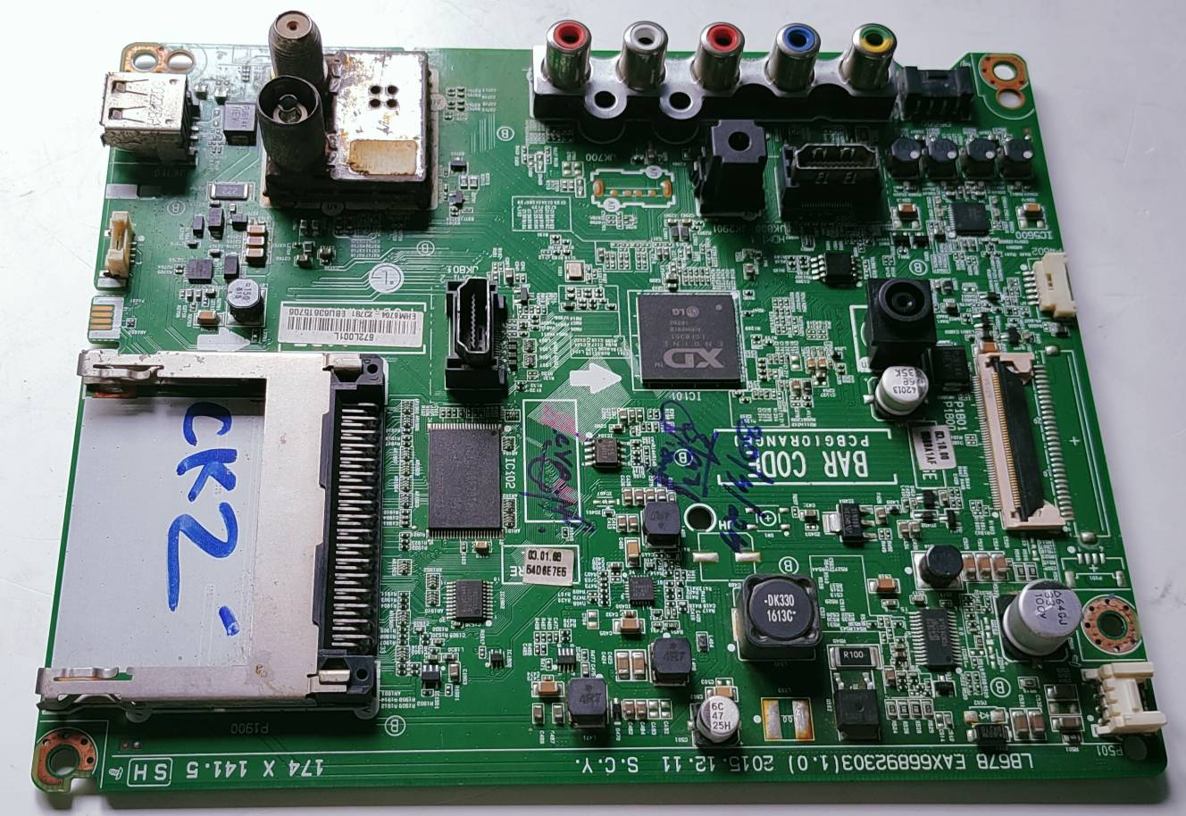 LG 49LH510V LED Full HD TV Motherboard, Main Board, Main PCB image 5