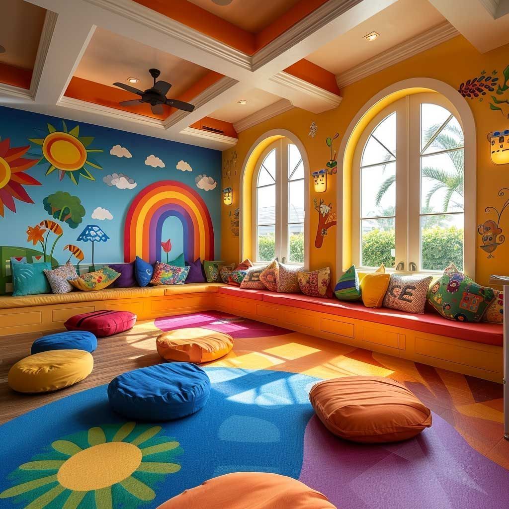 Colorful and Safe Playschool Interiors image 3