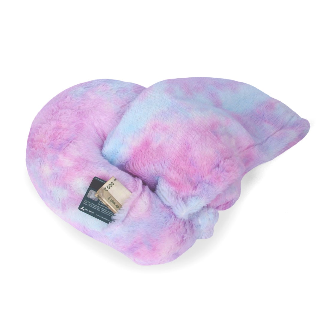 Premium Fur Hoodie Neck Pillow – Cozy Comfort & Privacy Anywhere image 5