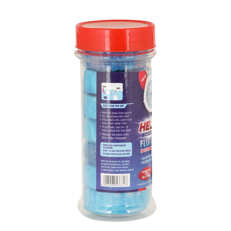 Flush Matic Cubes Blue 280gm jar pack (7pc*40gm) image 3