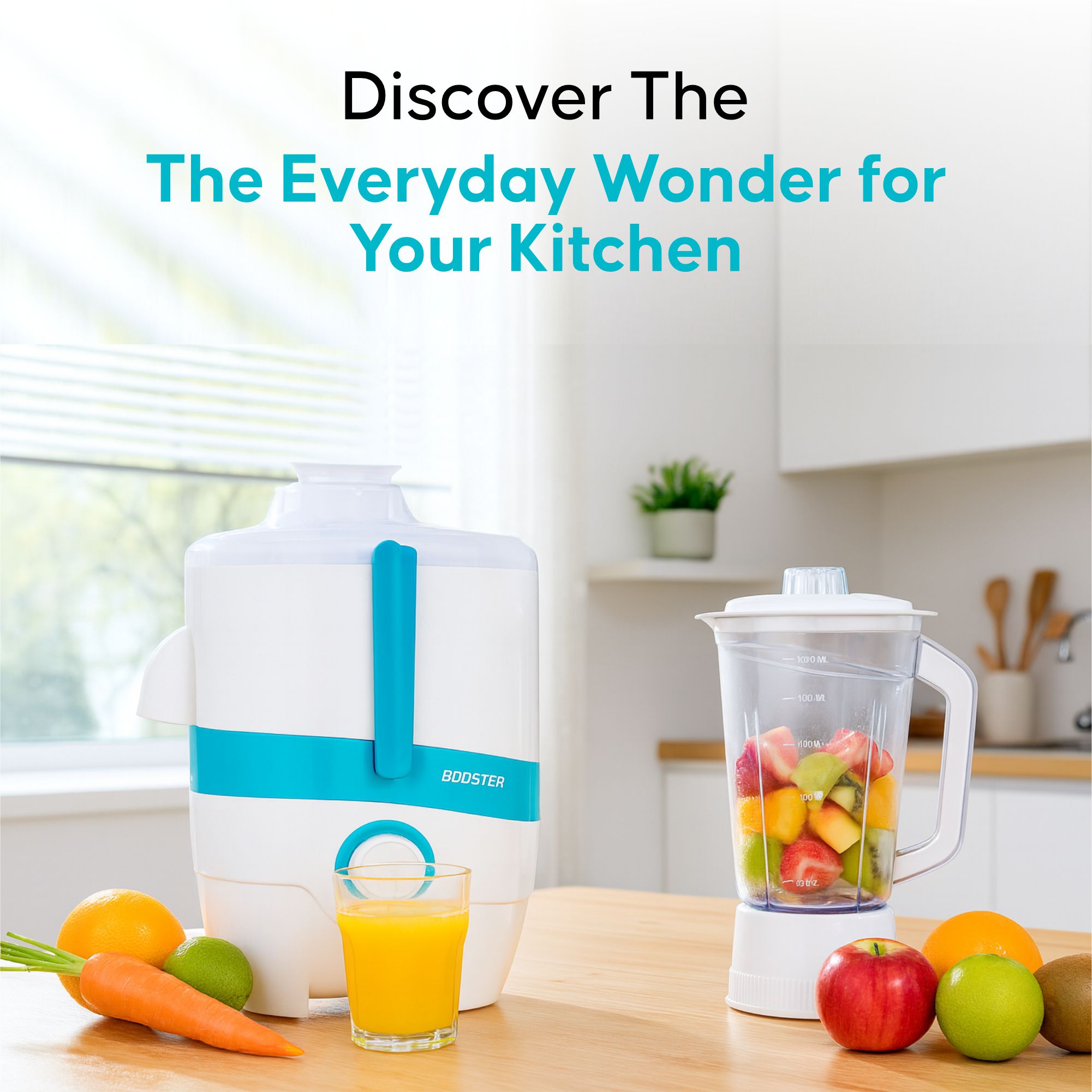 BOOSTER Powerful 550 W Juicer Mixer Grinder 550 W Juicer Mixer Grinder  (Juicer_Mixer | 3 Jars | White) image 7