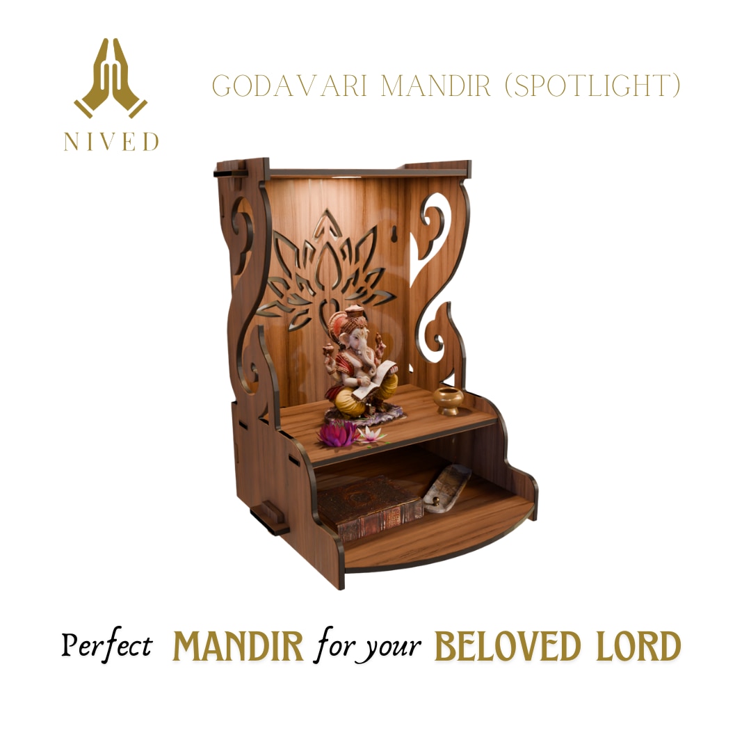 Nived Godavari Mandir Walnut image 6