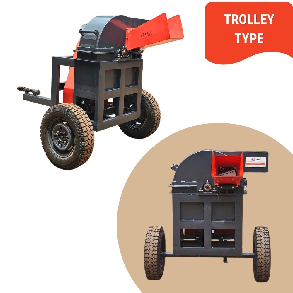 Heavy Duty 43 Blade Shredder Cum Pulverizer – Trolley Type | Tractor PTO Driven | 18 HP & Above image 3