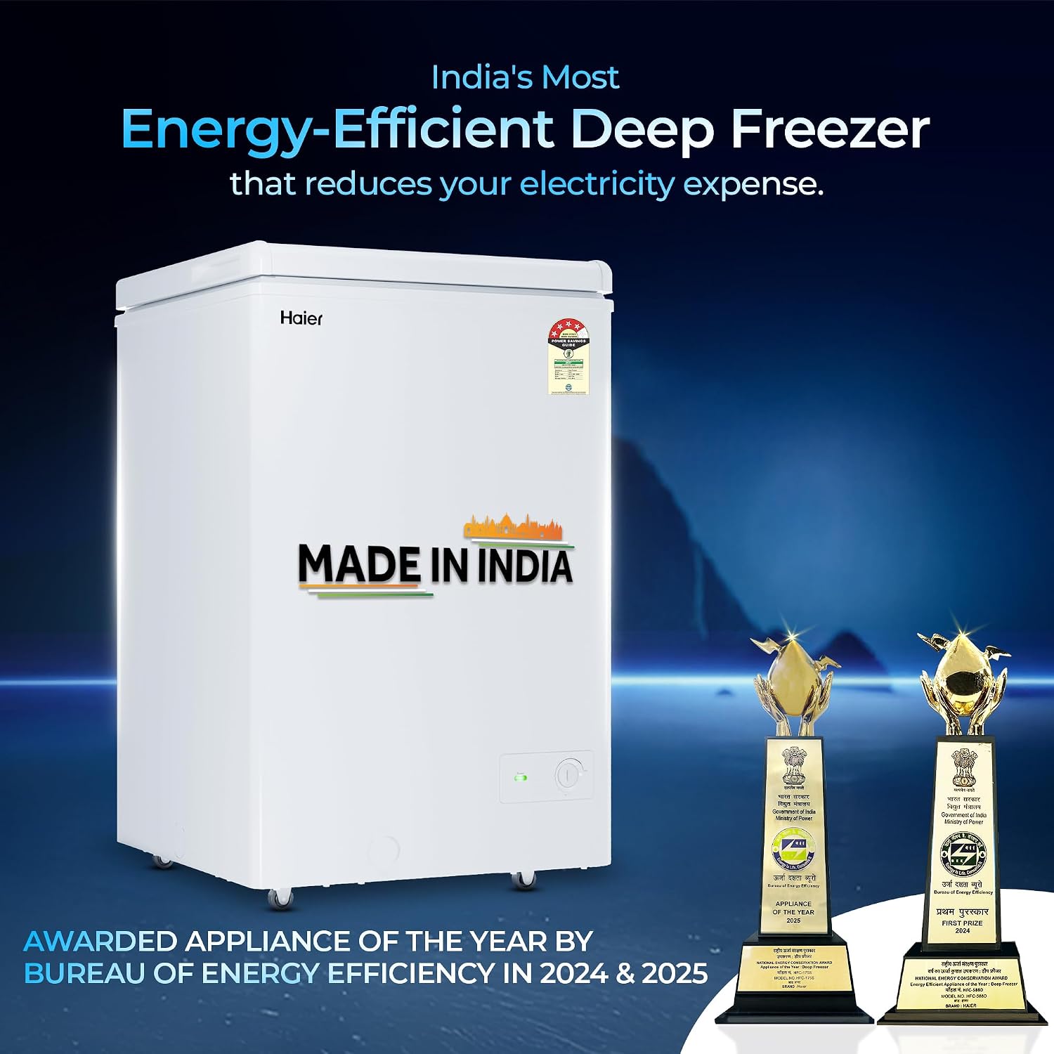 Haier Deep Freezer Hard Top HFC-145SPW4 image 6