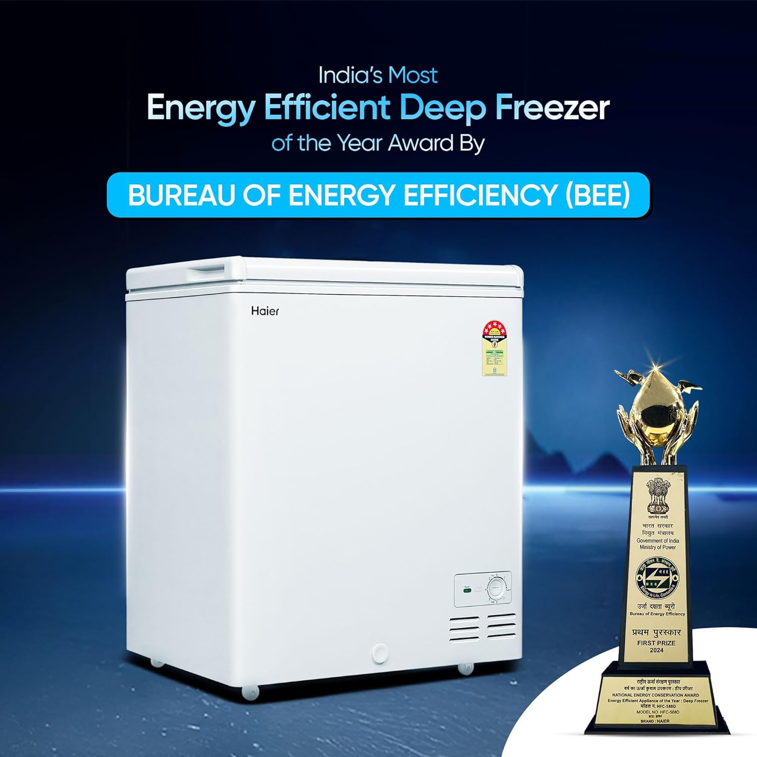 Haier Deep Freezer Hard Top HFC-175SPW5 image 2