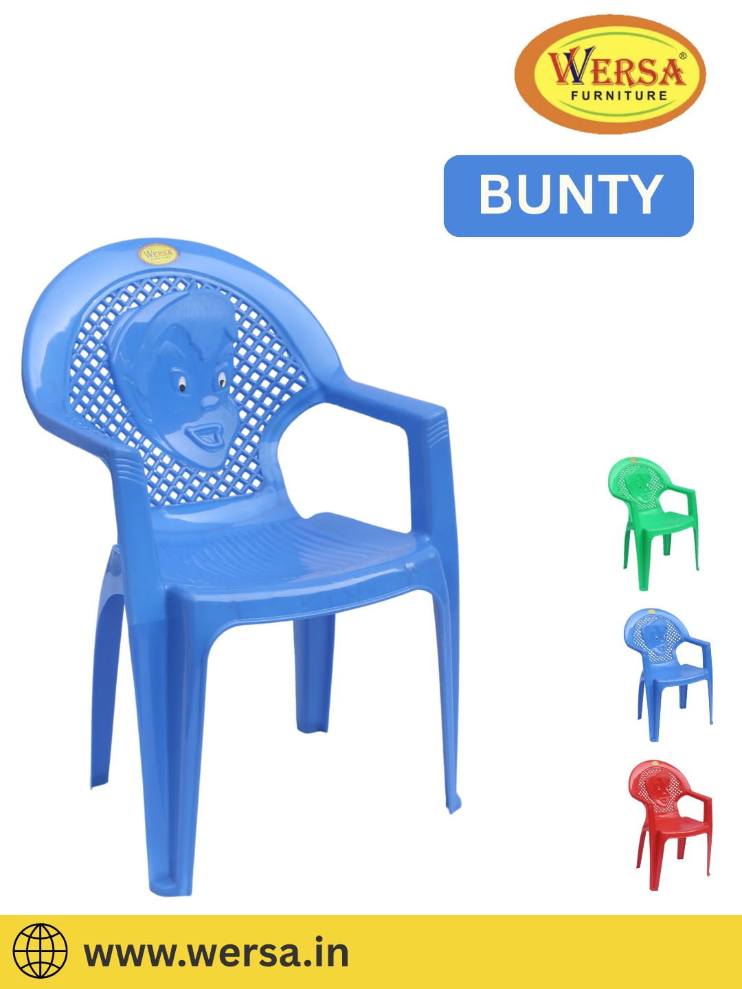 WERSA BUNTY Plastic Chair with Armrest image 4