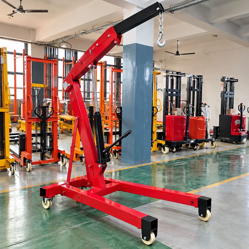 2 Ton Hydraulic Floor Crane (2000 kg Capacity) image 2