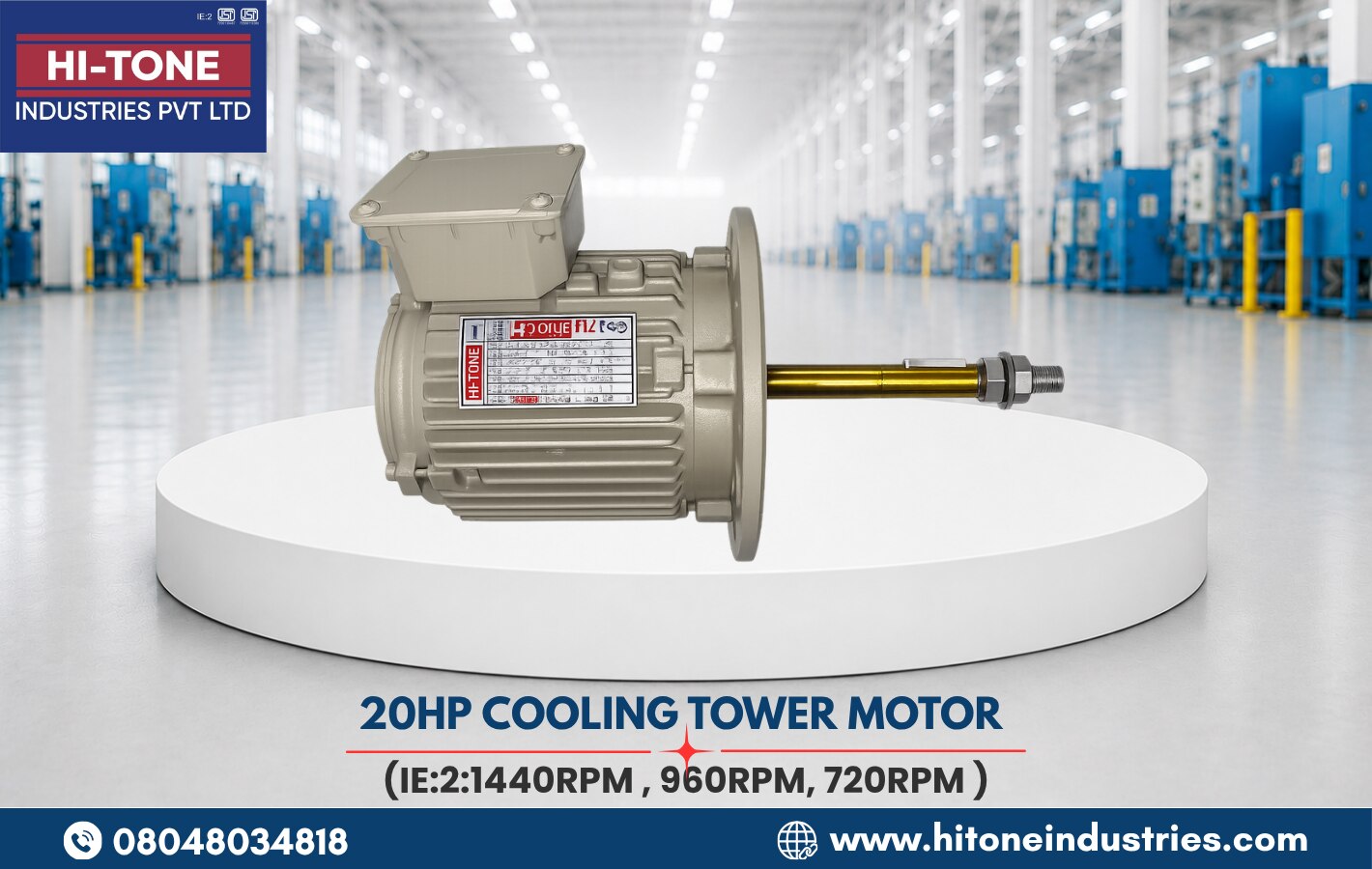 20 HP COOLING TOWER MOTOR image 2