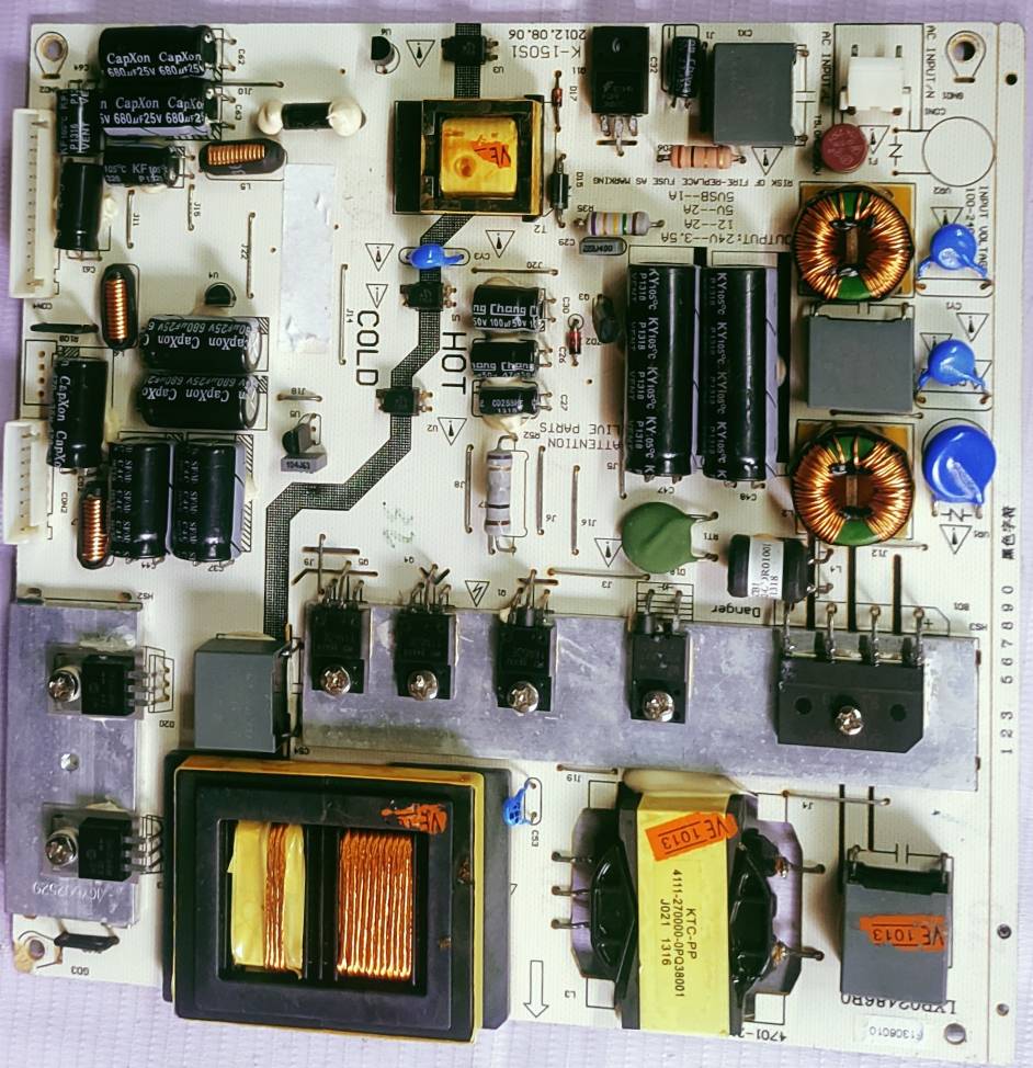 PHILIPS 42PFL3040/T3 POWER SUPPLY BOARD, SMPS BOARD,#wb29 image 3