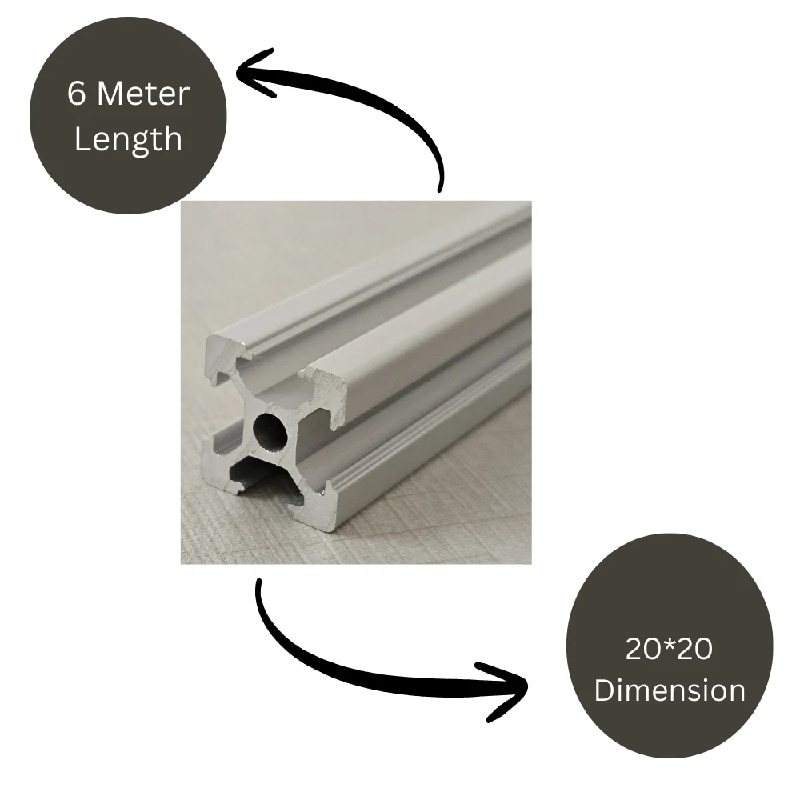 20x20 Industrial Aluminium Profile image 3