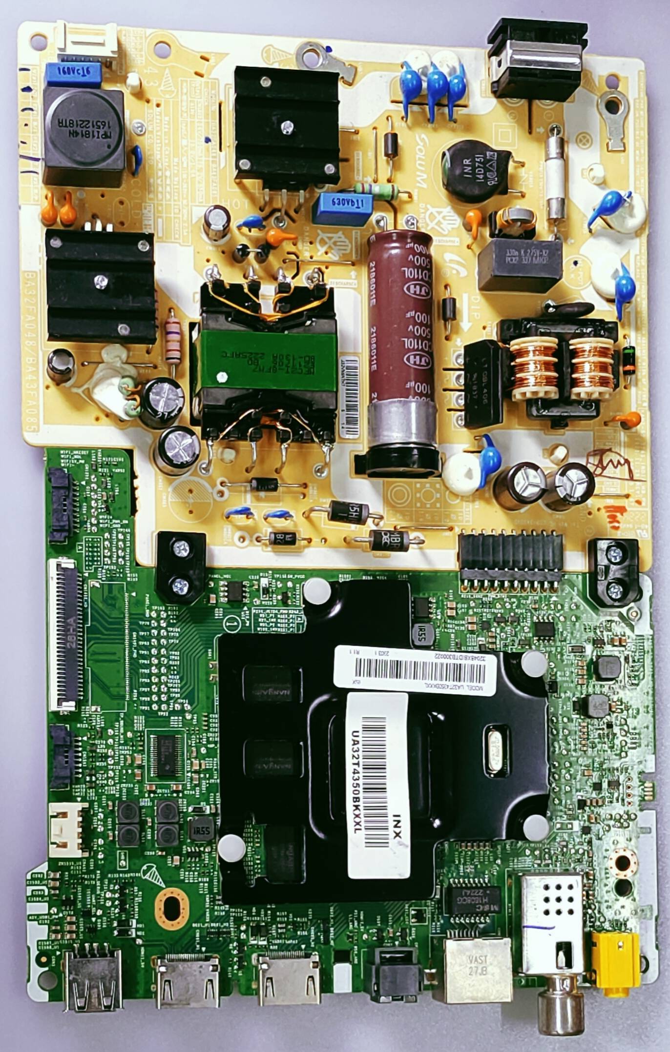 SAMSUNG LED TV Android Mother Board Model Number UA32T4350BKXXL image 2