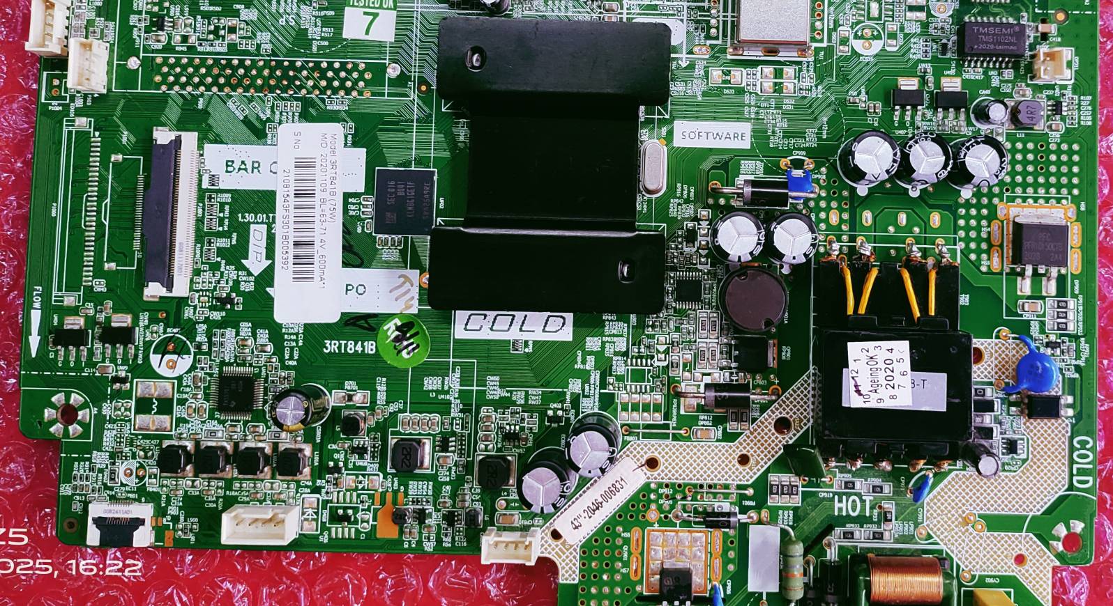 LLOYD 43FS301B ANDROID MAIN BOARD, ANDROID MOTHER BOARD, ANDROID COMBO BOARD, #WB16 image 4