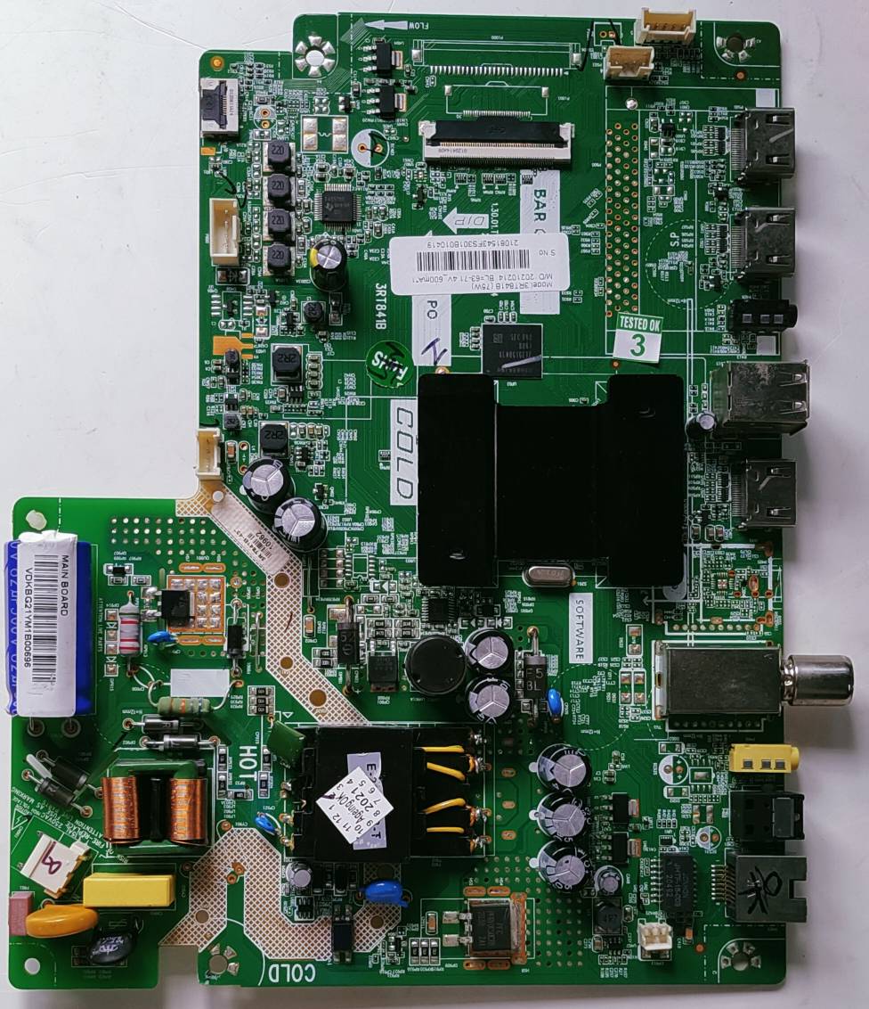 Lloyd 43FS301B Full HD Android New Motherboard, Main Board, Main PCB image 5