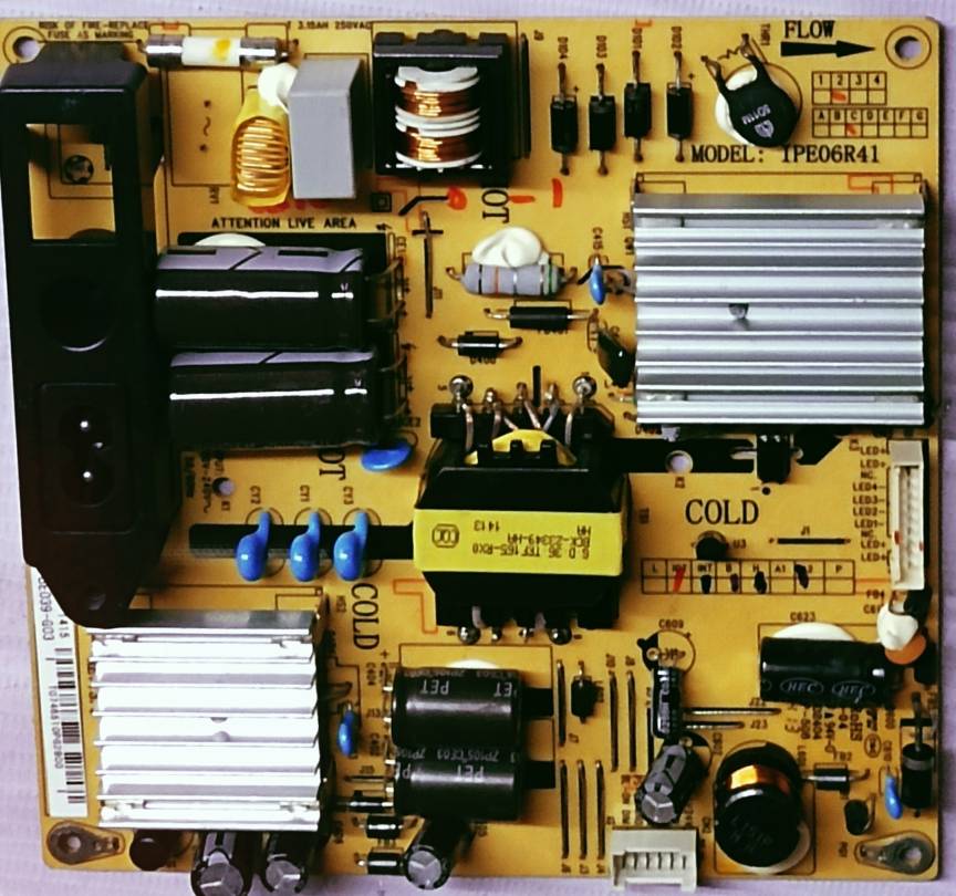 MICROMAX 40T2810FHD POWER SUPPLY BOARD, SMPS BOARD#wb29 image 2
