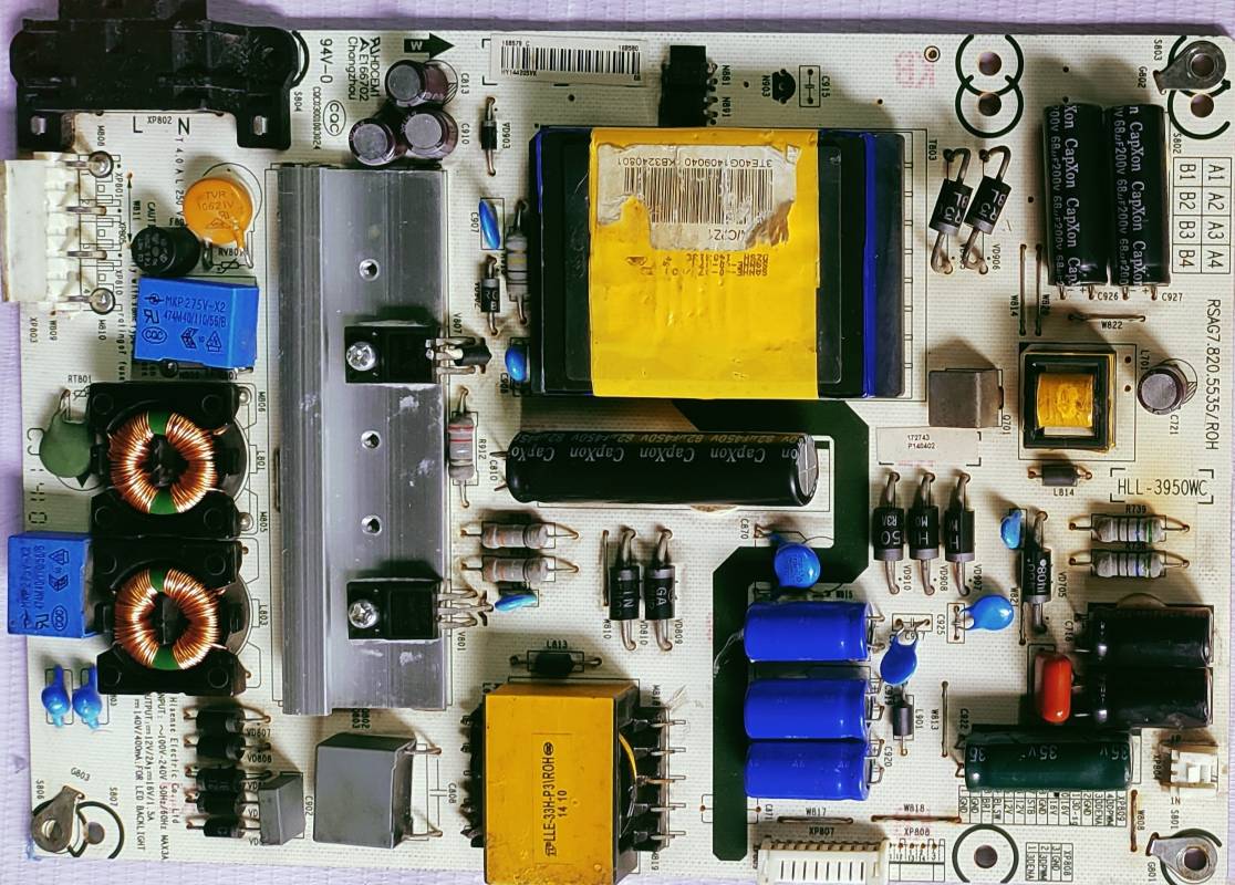 LLOYD 3950WC LED POWER SUPPLY,SMPS BOARD #Wb29 image 2