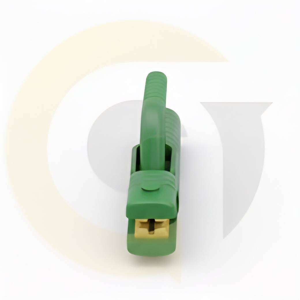 GREEN GOLD 500 Amp Fully Insulated Heavy-Duty Industrial Clamp | Heat Resistant | Tempered Jaw | Zinc Coated – Goyals Industrial Hub image 3
