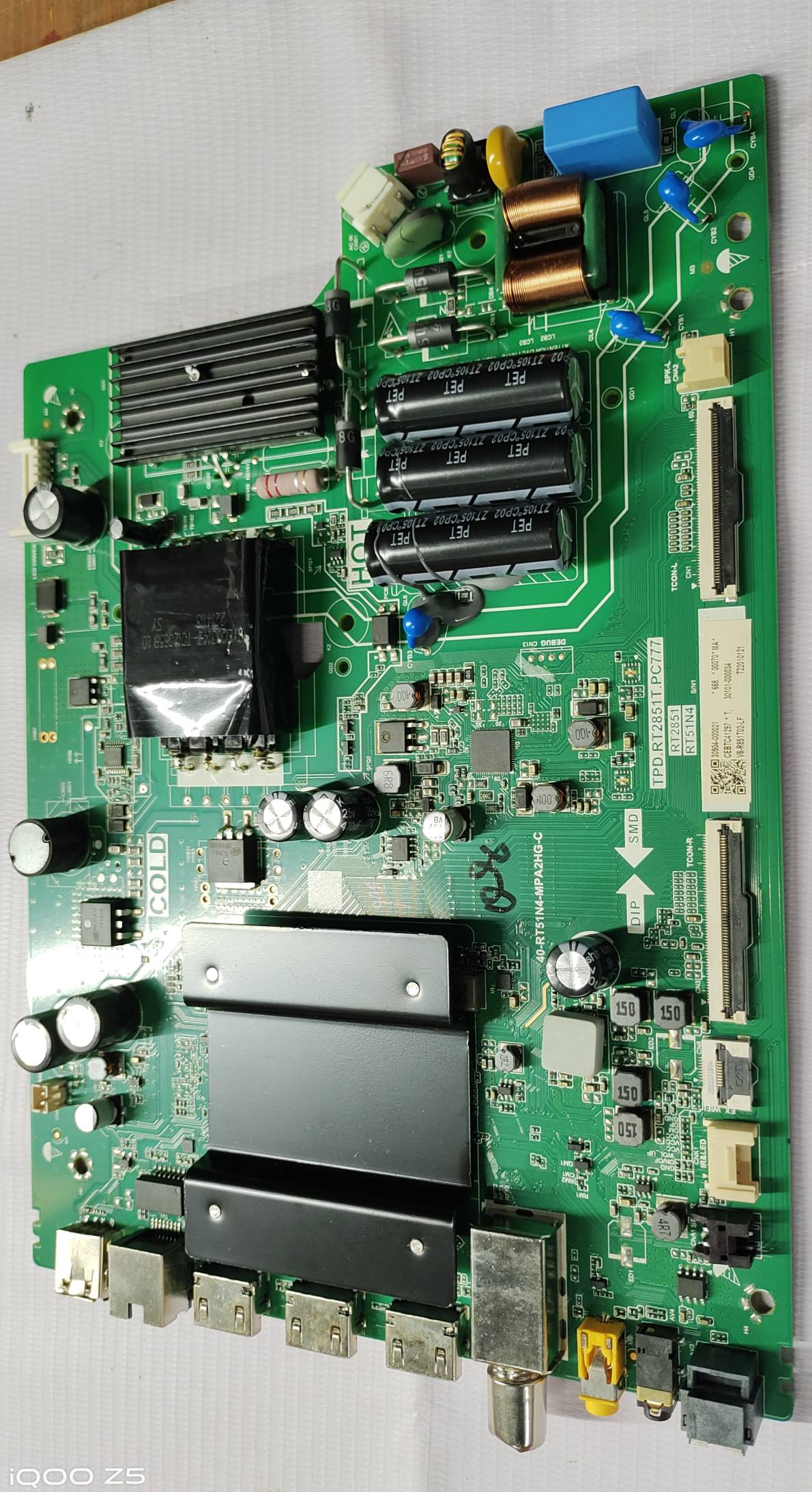 TCL/IFFALCON ANDROID MAIN BOARD,MOTHER BOARD,COMBO BOARD TPD.RT2851T.PC777 RT2851 RT51N4 #WB010 image 4