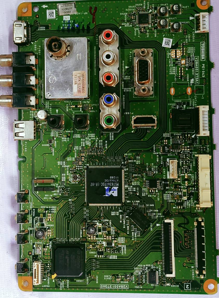 TOSHIBA 32PB20ZE LED TV MOTHER BOARD #WB39 image 4