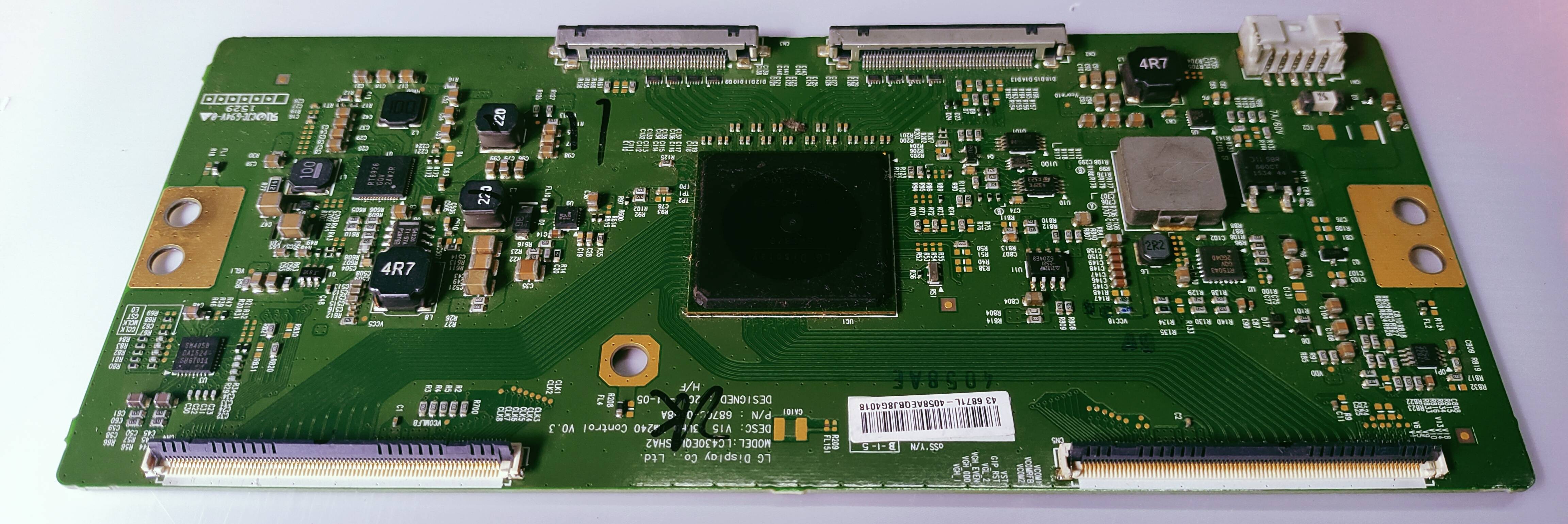 SONY 43X8500C LED TV TCON PART NUMBER.P/N.68700-0568A image 3