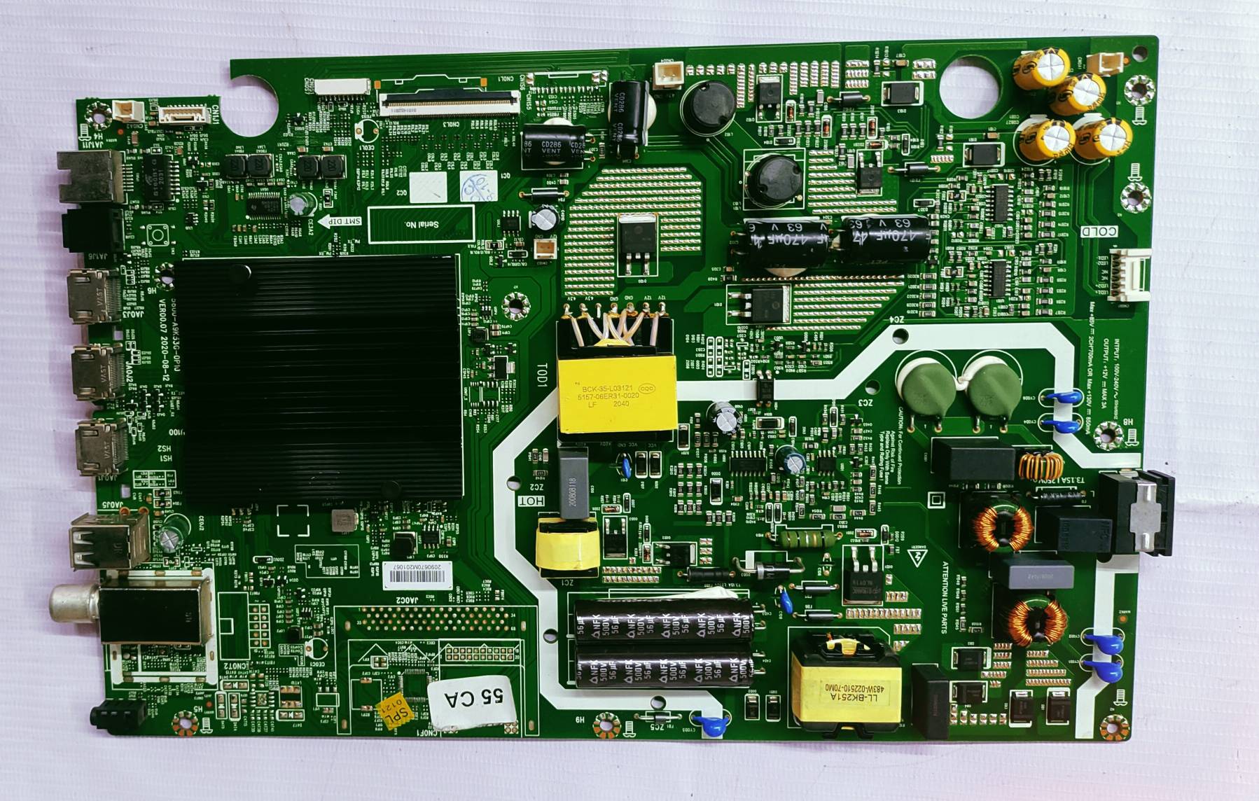 Kodak 4k 55CA099 Android Main Board, Mother Board #Wb22 image 3