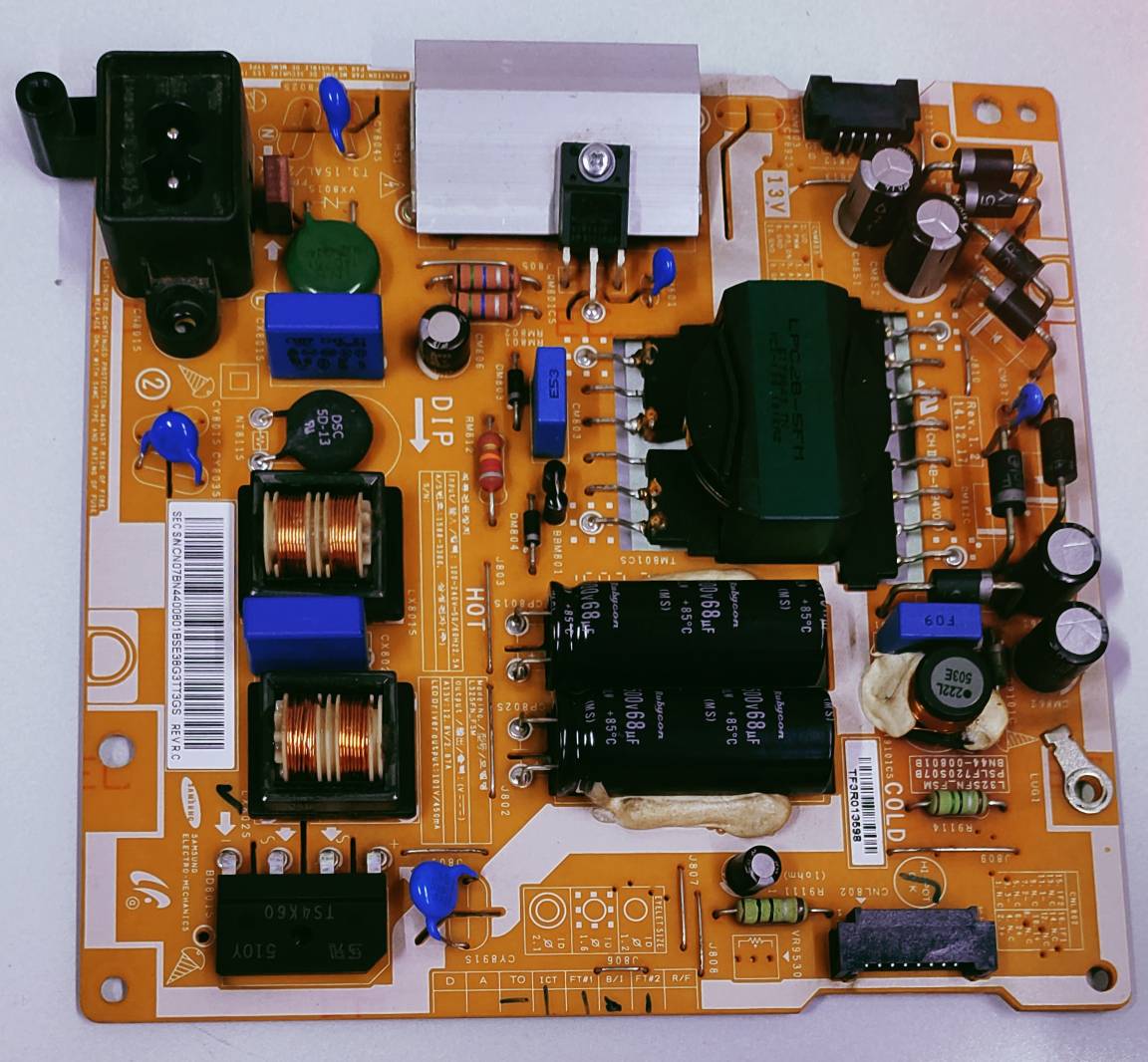 SAMSUNG LED TV UA32J5300AR Power Supply Board, SAMSUNG LED TV UA32J5300AR Smps Board, SAMSUNG LED TV UA32J5300AR Power Supply PCB Board, #wb50 image 5