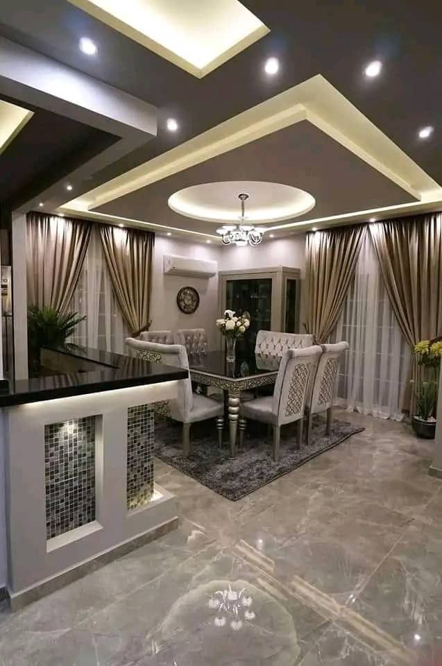 Contemporary False Ceiling Interiors image 2