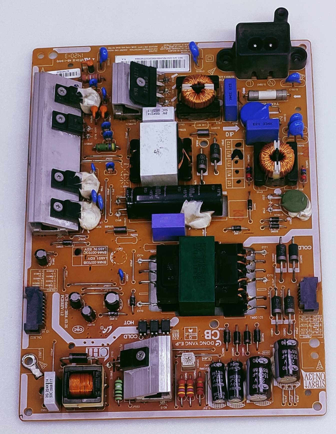SAMSUNG UA40H5570AUXL LED TV POWER SUPPLY BOARD  image 3