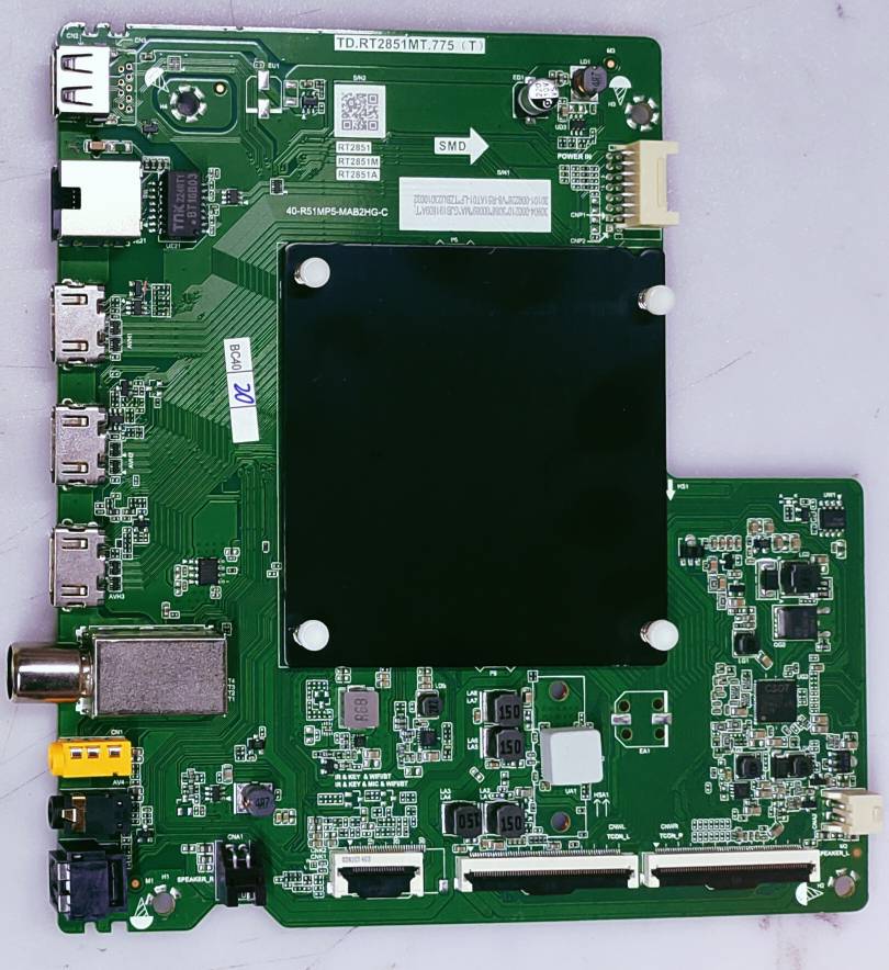 TCL 4k GOOGLE LED TV MODEL NO.55P655 NTPD NO TD.RT2851MT.775 (T) Mother Board, #wb56 image 5