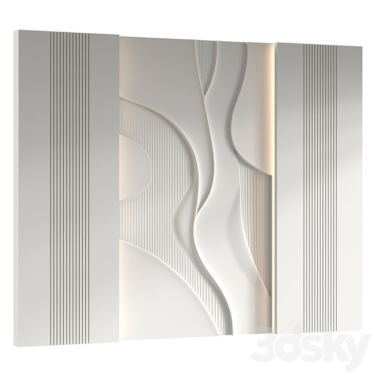 Modern 3D Axora Wall Panels for Stylish Homes image 3