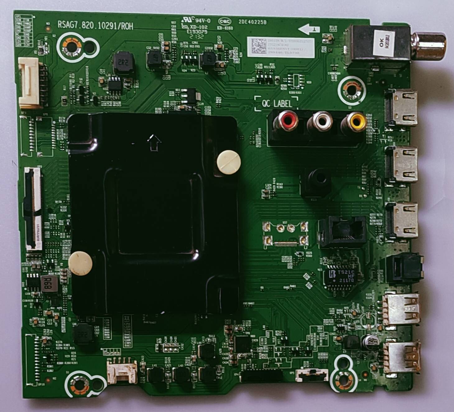 HISENSE 65A56ENVT 4K LED TV ANDROID MOTHER BOARD image 3
