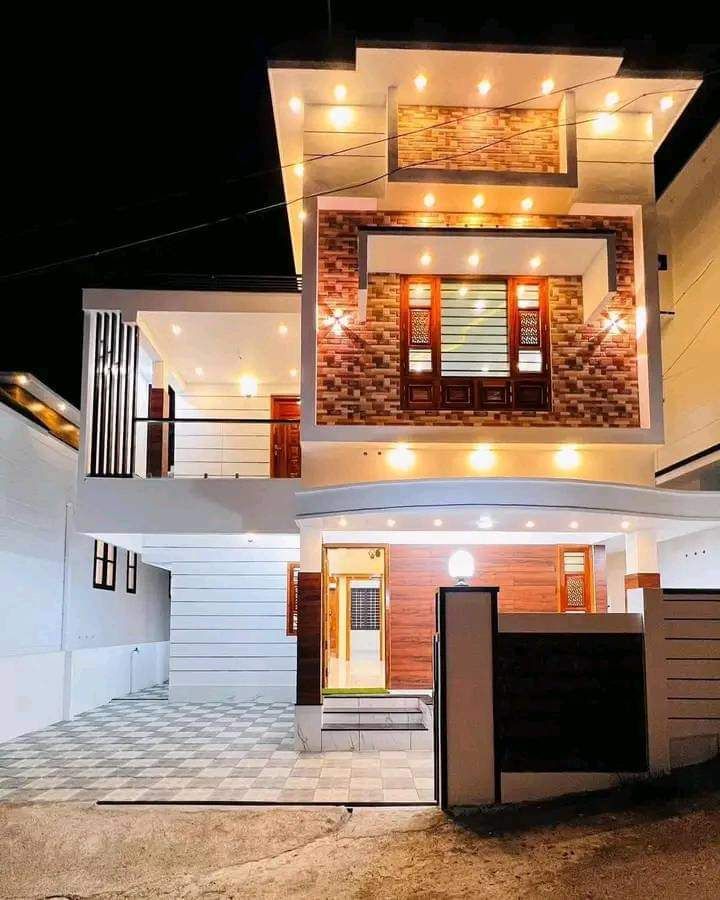 Stylish House Elevation Panels Installation in Chennai image 4