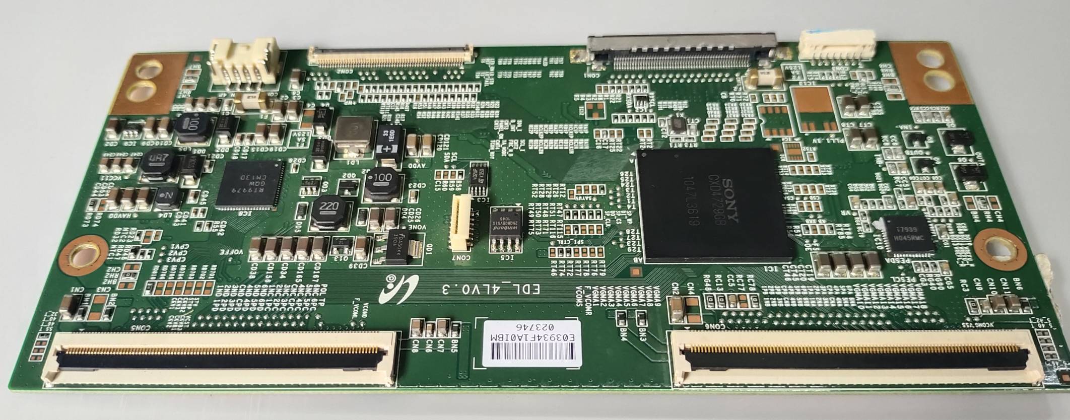 SONY 32EX700 LED TV TCON PART NUMBER.EDL_4LVO.3 image 3