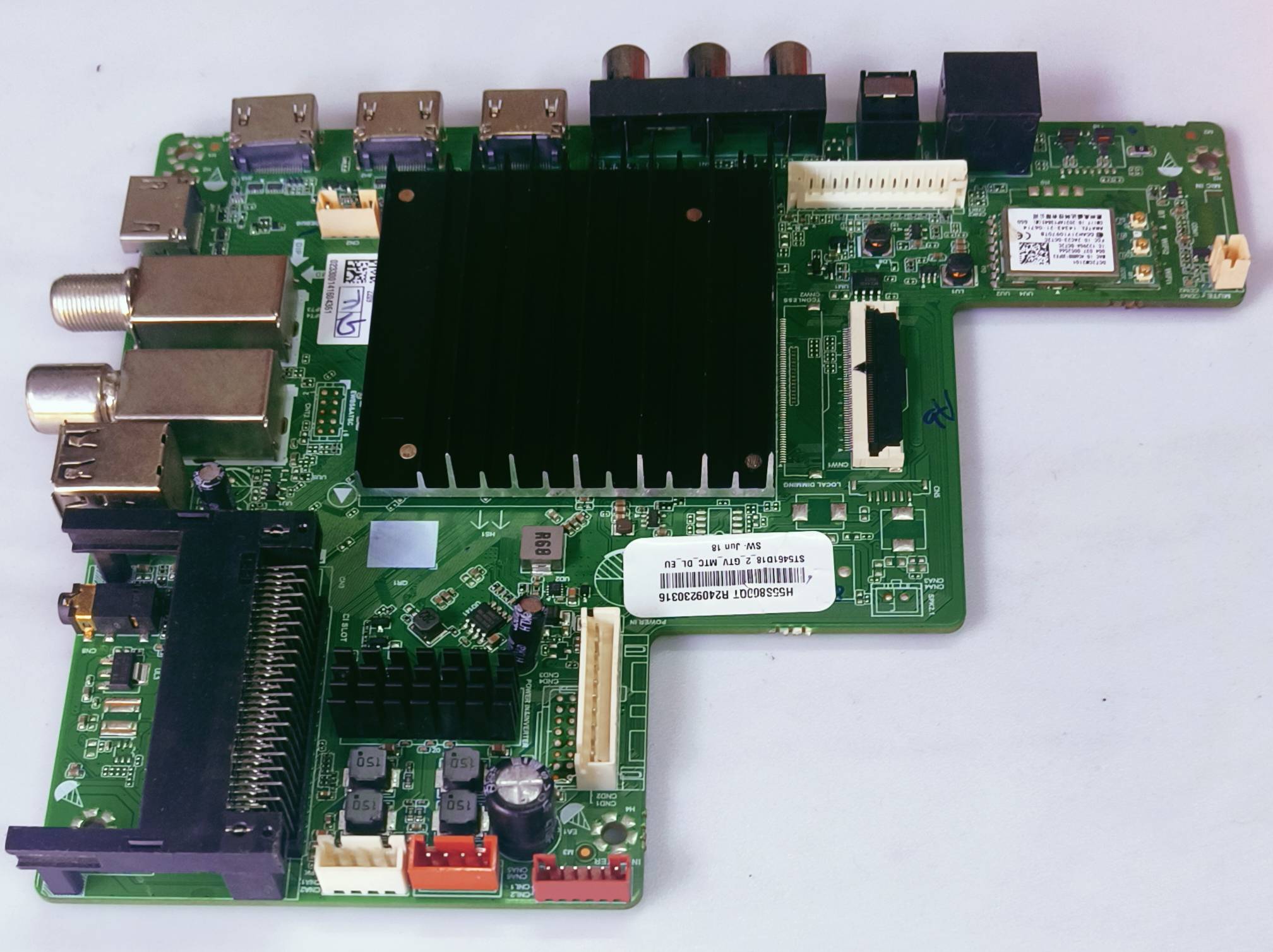 HAIER 4K LED TV GOOGLE TV MOTHER BOARD MODEL NUMBER 55P7GT image 4
