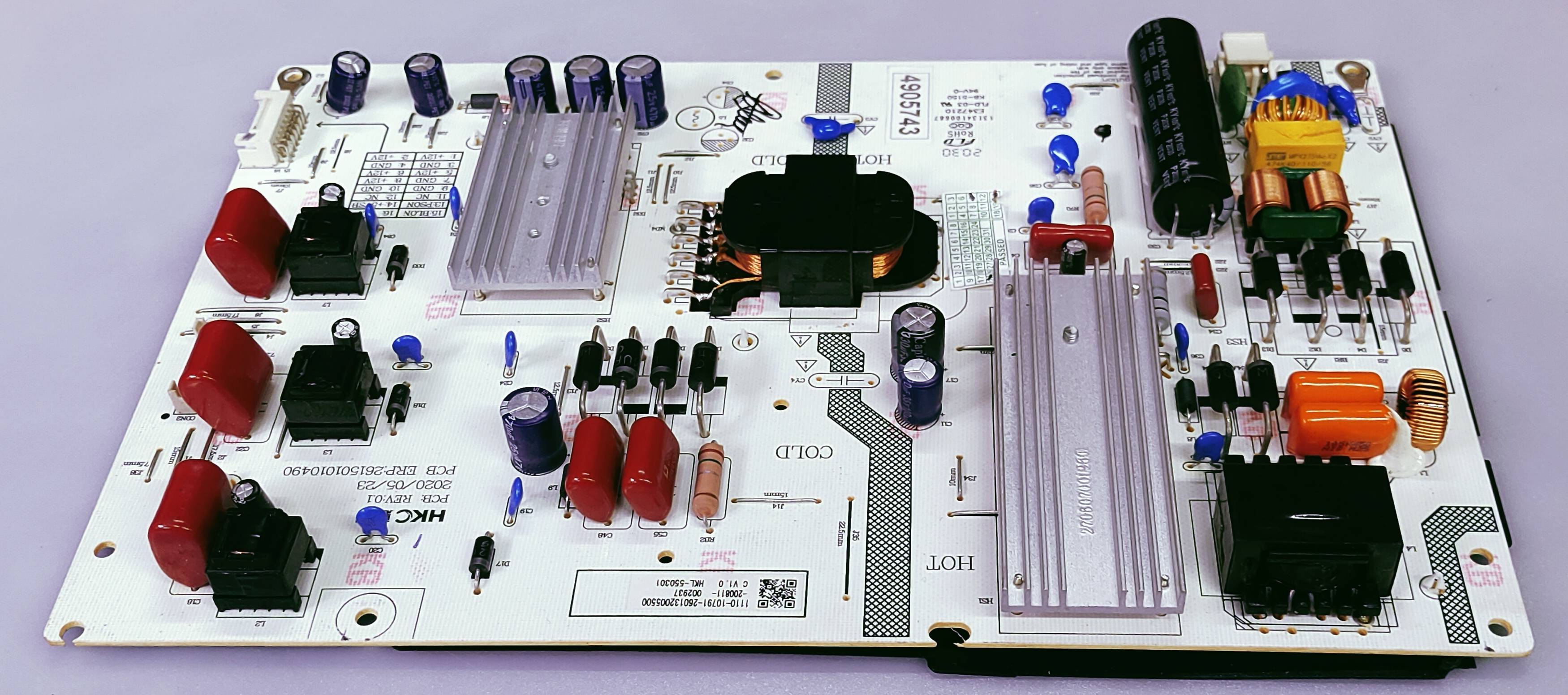 Realme  RMV2001 55 QLED TV New Power Supply Board image 2