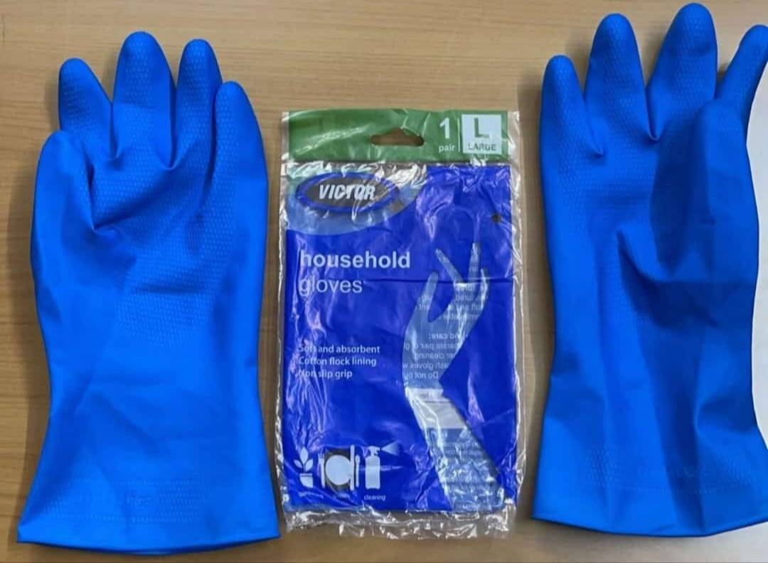 HOUSEHOLD RUBBER HAND GLOVES by VICTOR