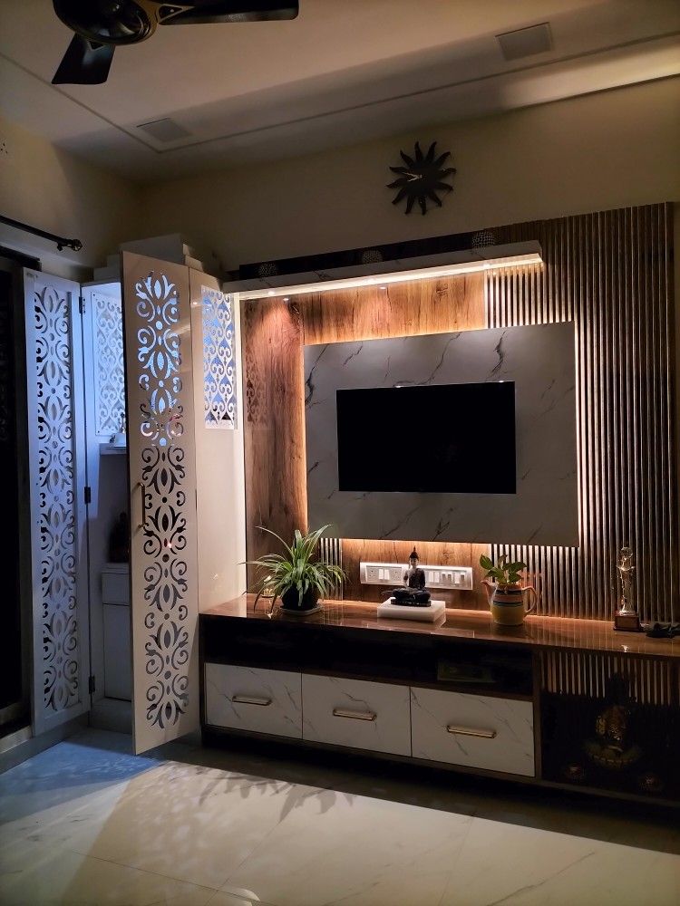 Modular TV Unit Wall Panels in Chennai image 5