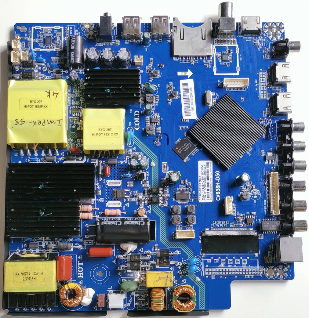 Impex 55 inch 4K LED TV CV638H-D50 Motherboard, Main Board, Main PCB image 3