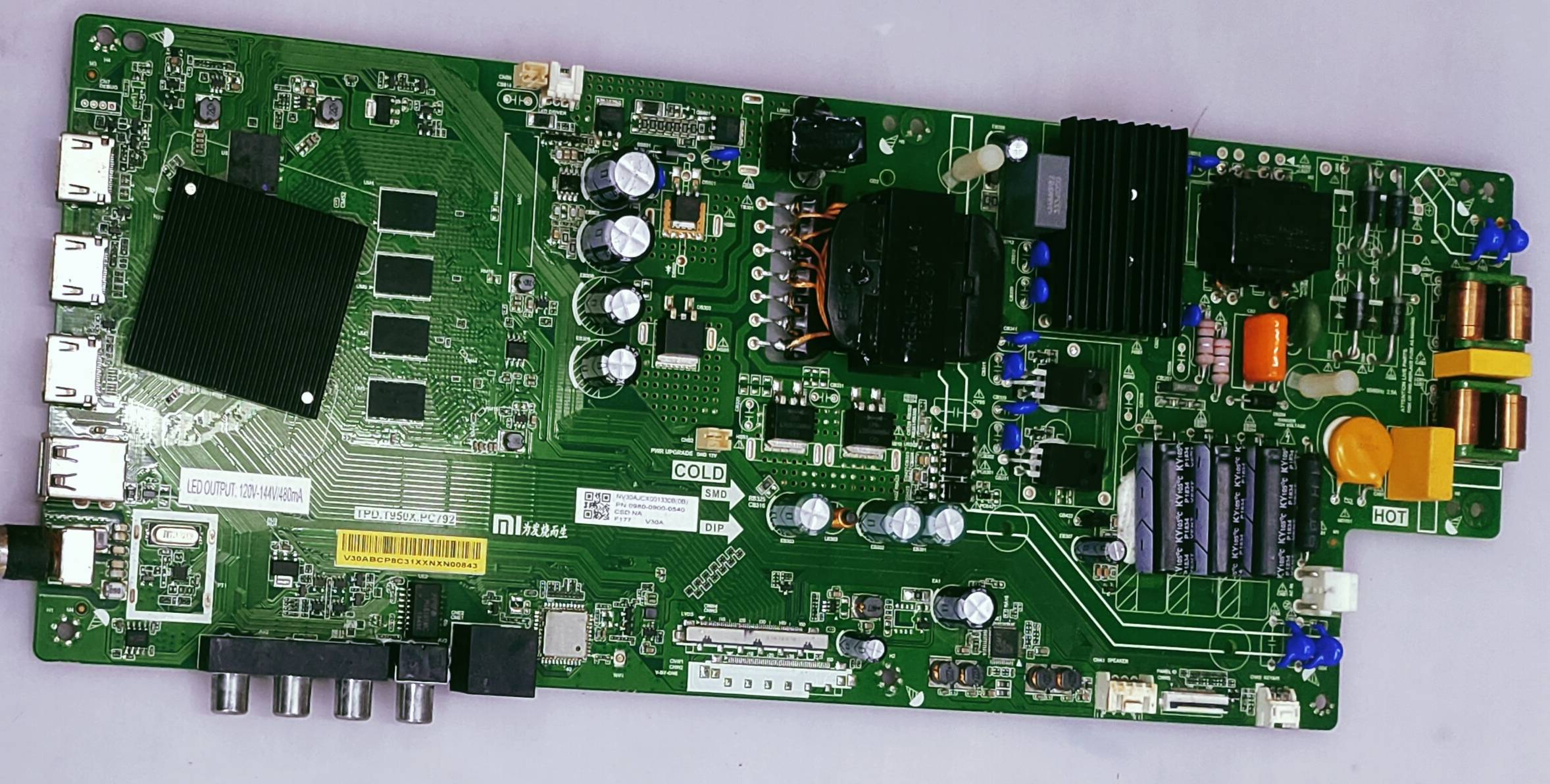 MI FHD LED TV Android Mother Board Model Number L49M5-AN Board Number TPD.T950X.PC792 image 2