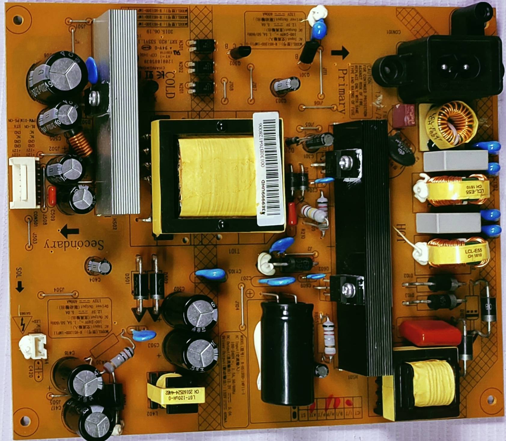 MICROMAX 43E9999UHD POWER SUPPLY BOARD, SMPS BOARD,#wb29 image 4