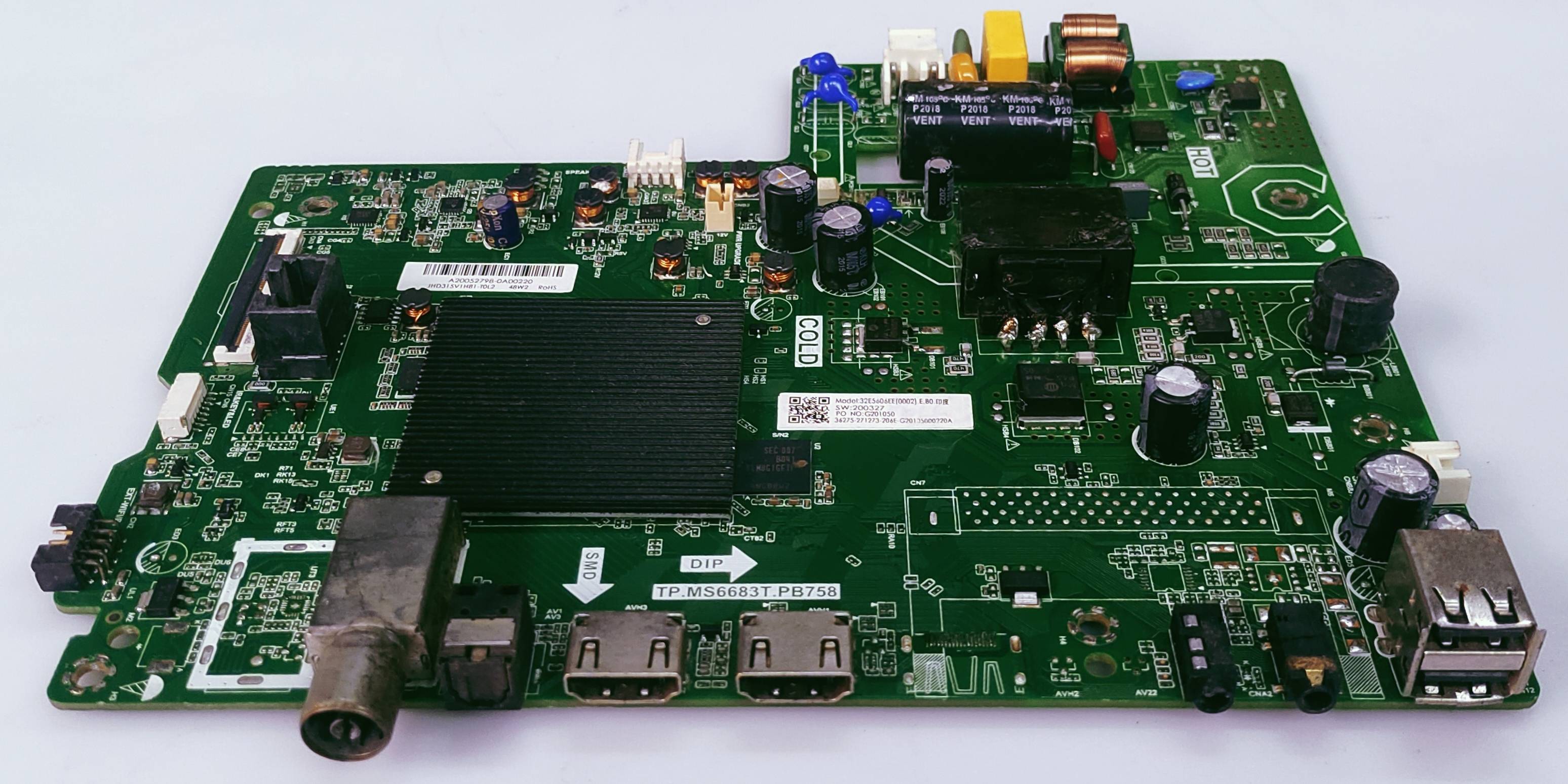 HISENSE 32E5606EE LED TV MOTHER BOARD PART NUMBER TP.MS6683.PB758  image 3